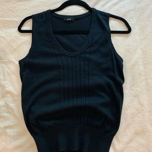 Black Sweater Vest